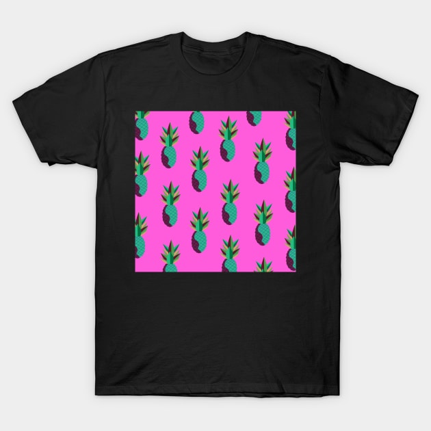 Pineapple pattern T-Shirt by monika27